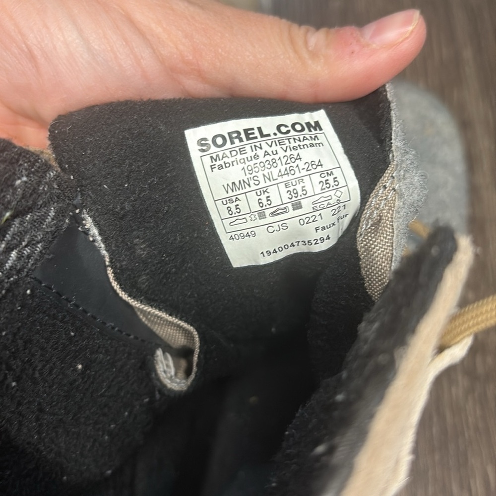 Sorel Women's Explorer II Joan Felt Waterproof Boot Omega Taupe, Sz 8.5 - Picture 5 of 5